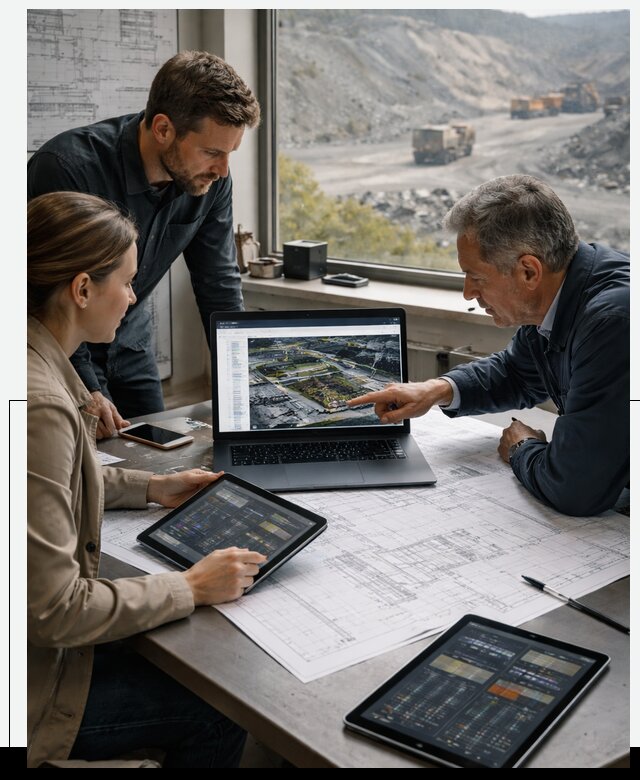 Разработка и внедрение систем для горнодобычи в Мирном