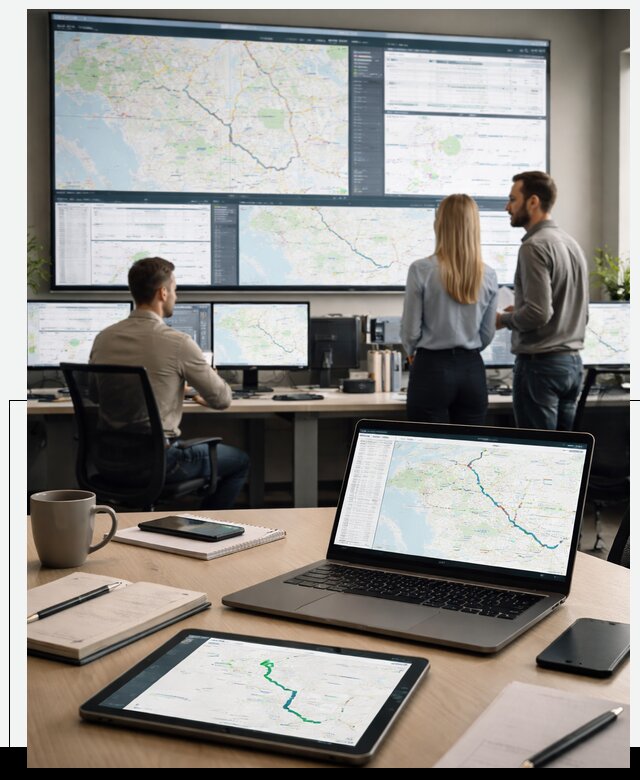 Трекинг грузов и Fleet Management, мониторинг автопарка в Мирном