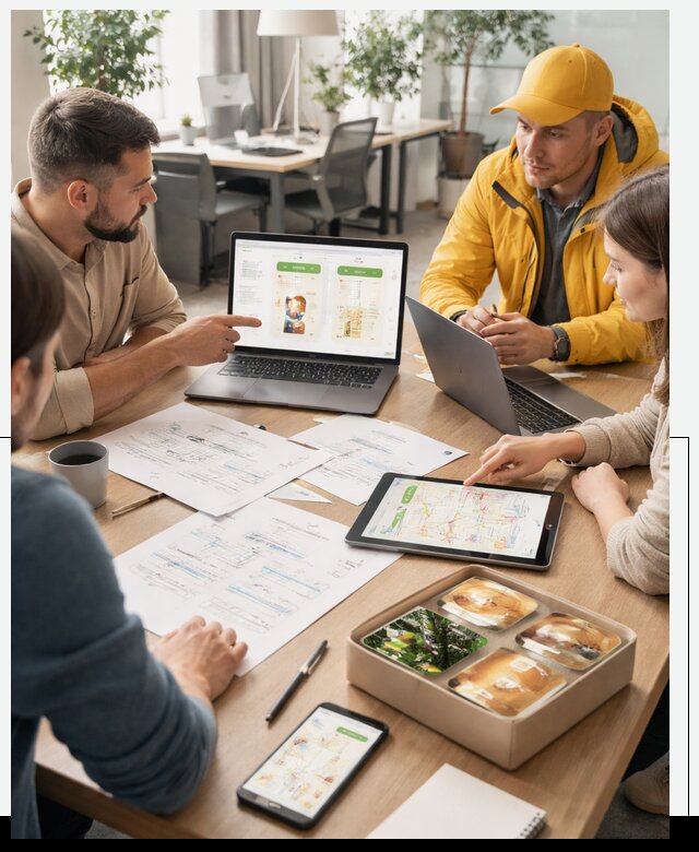 Разработка агрегатора доставки еды в Мирном от 15164 р., АвикейМир